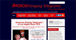 Desktop Screenshot of americansingingtelegram.com